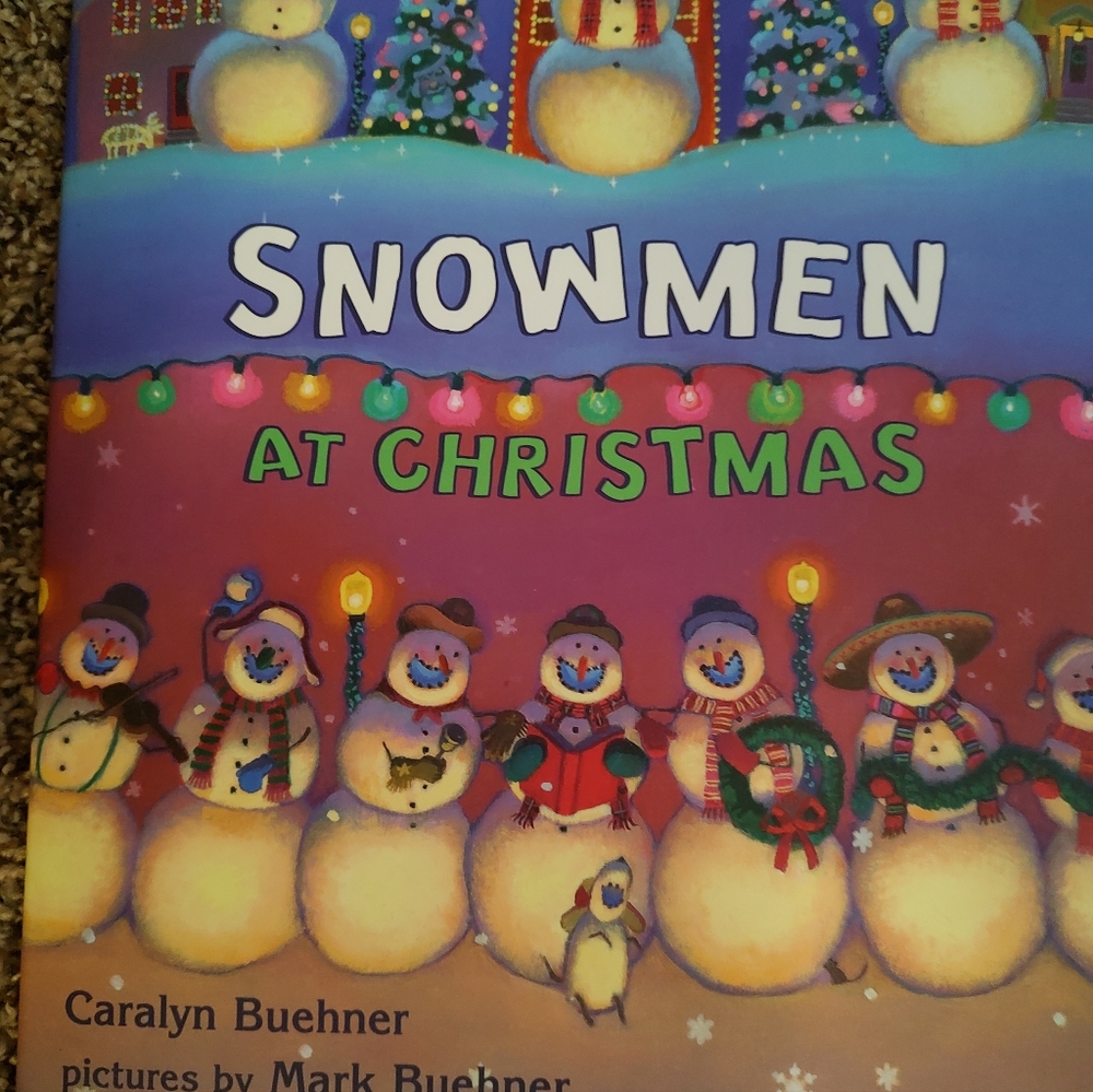 Snowman At Christmas Book